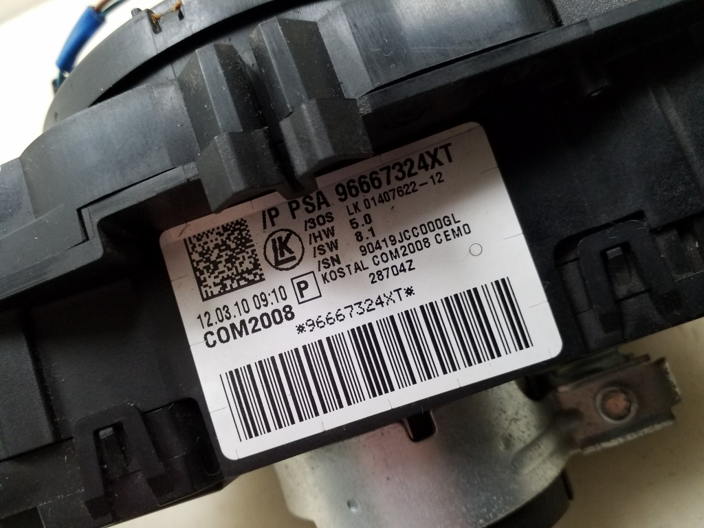 Združený prepínač na Citroen c3, 96667324XT COM2008 - 2