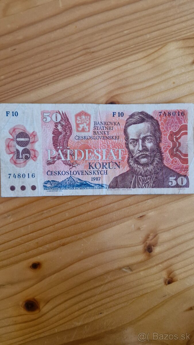 Bankovky čssr predam - 2