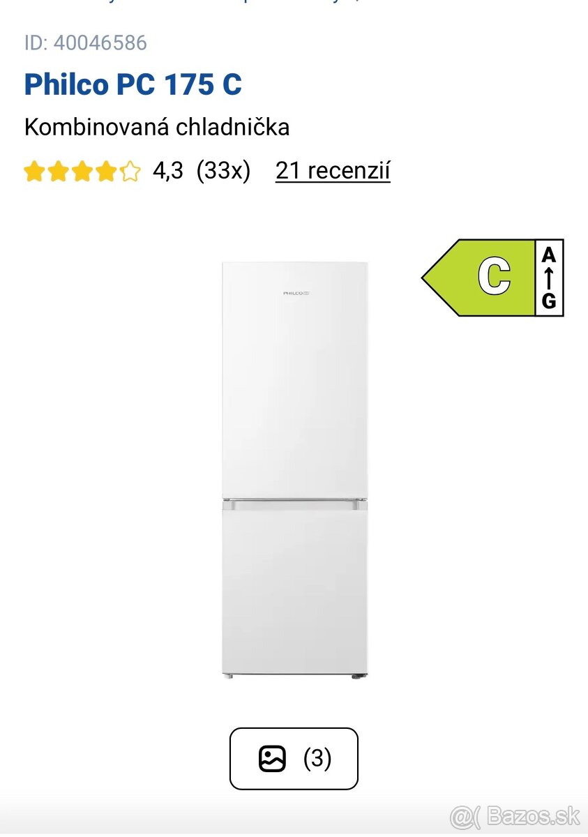 Predám chladničku - 2