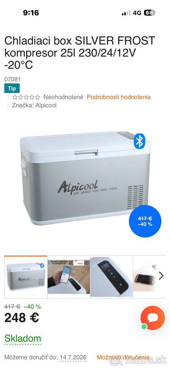 Chladiaci box Alpicool - 2