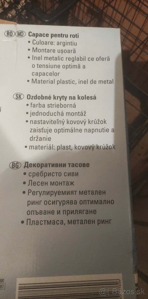 Ozdobné kryty na kolesá 14 - 2