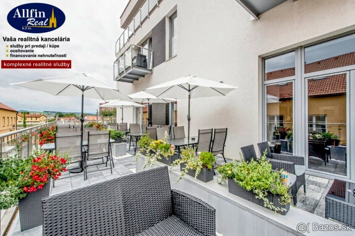 Moderný 2-izb. byt v centre Prešova s veľkou terasou. - 2