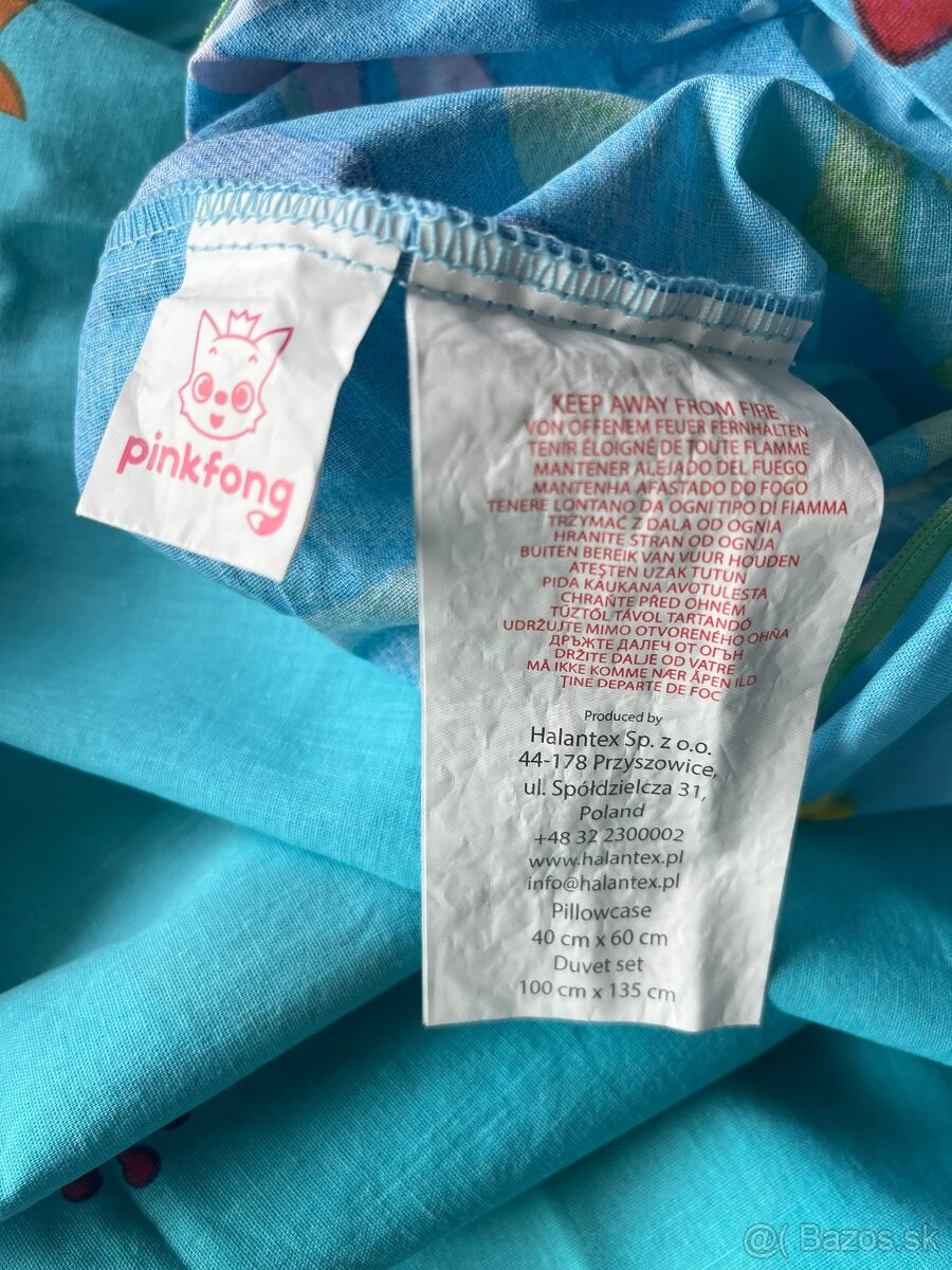 Posteľná bielizeň detská, Baby shark - 2