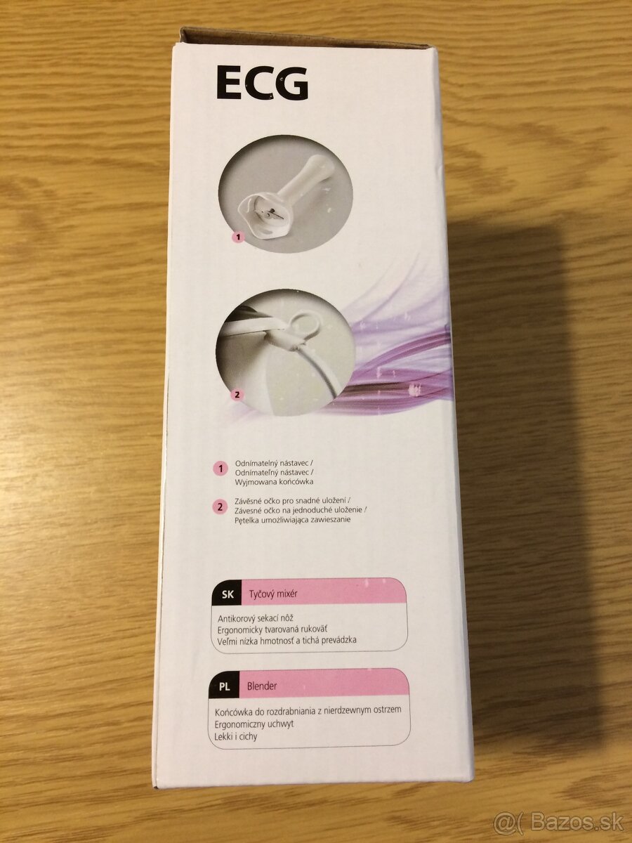 Ponorný mixér ECG- NOVÝ - 2