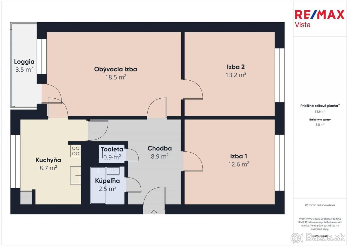 TOP PREDAJ - 3-izb. byt - SKVELÁ DISPOZÍCIA - NA REKONŠTRUKC - 2
