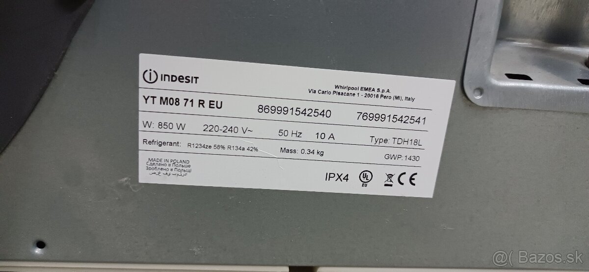 Sušička Indesit - 2