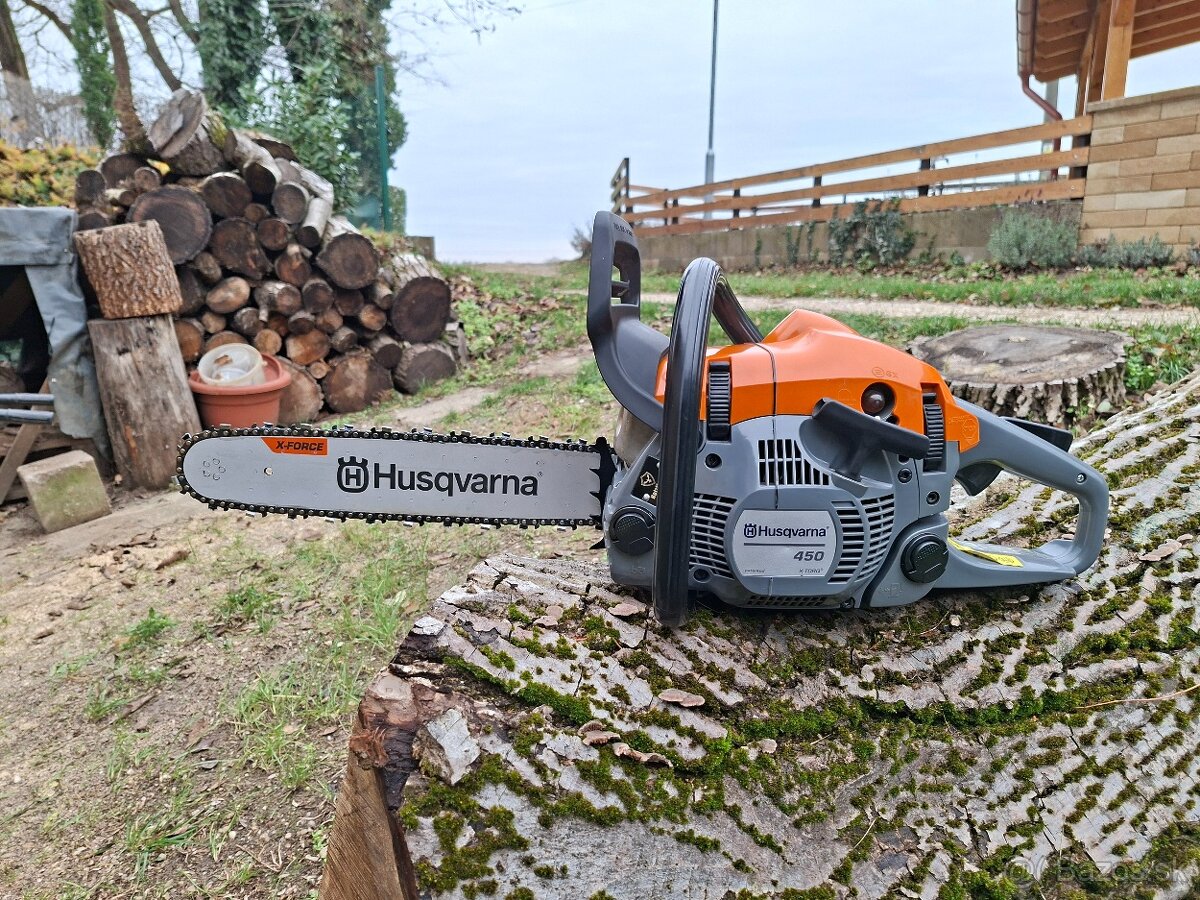 Predám pílu Husqvarna 450 xtorq,clon - 2