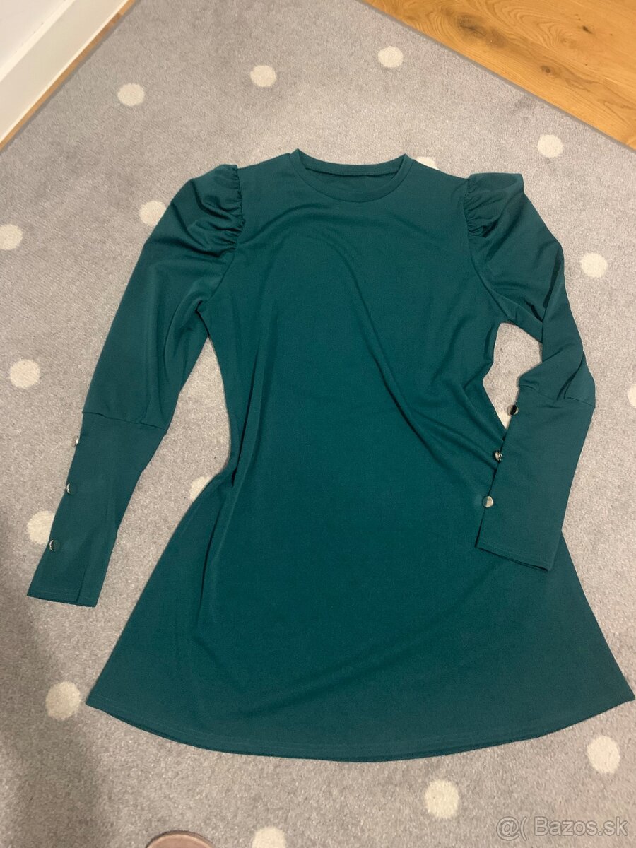 Zelené šaty XL - 2