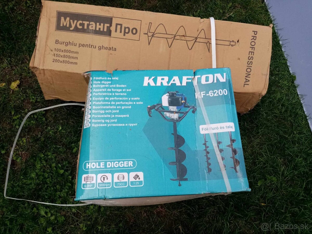 Benzinovy zemny vrtak - 2