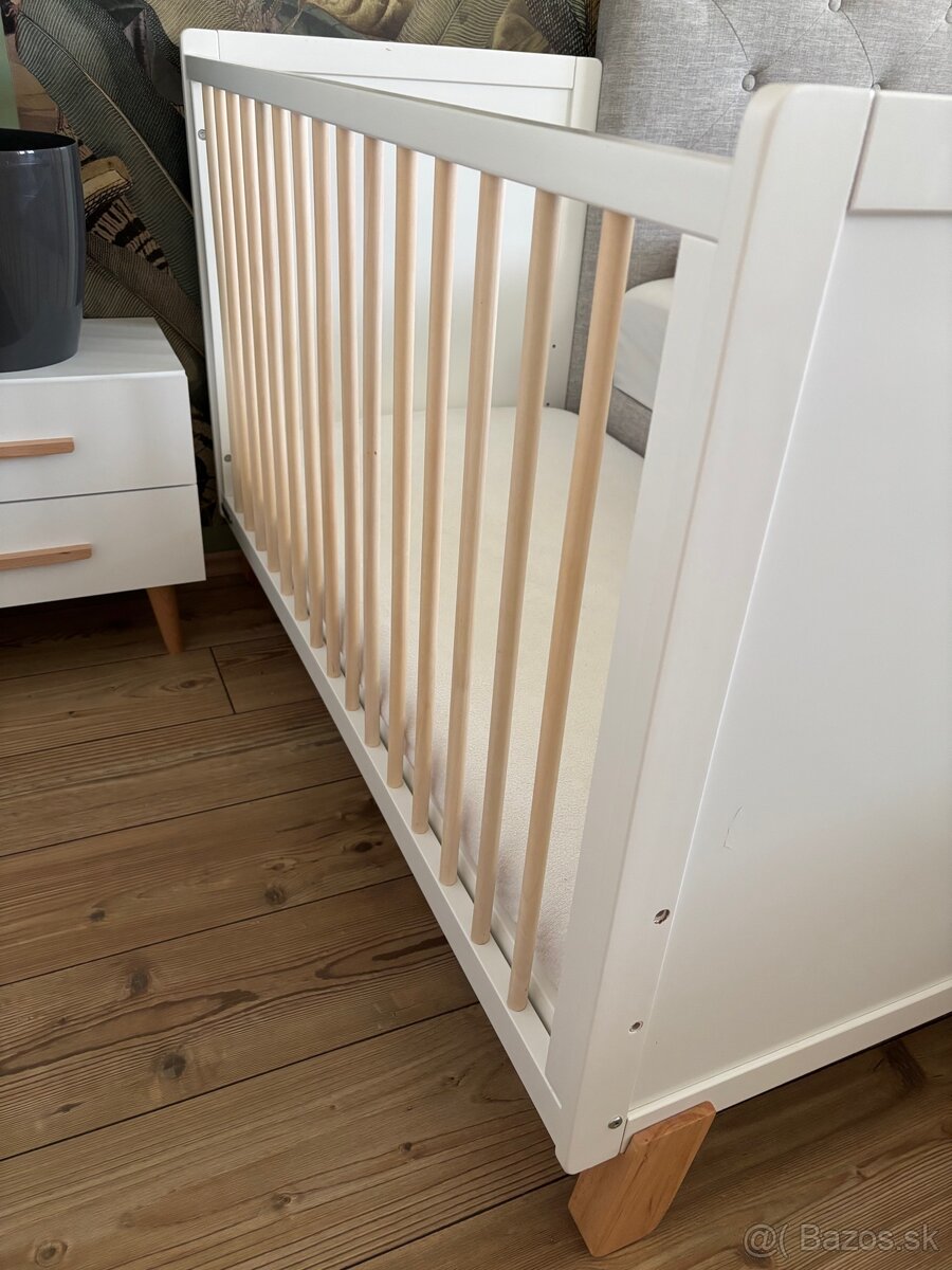 Kinderkraft drevena postielka nico - 2