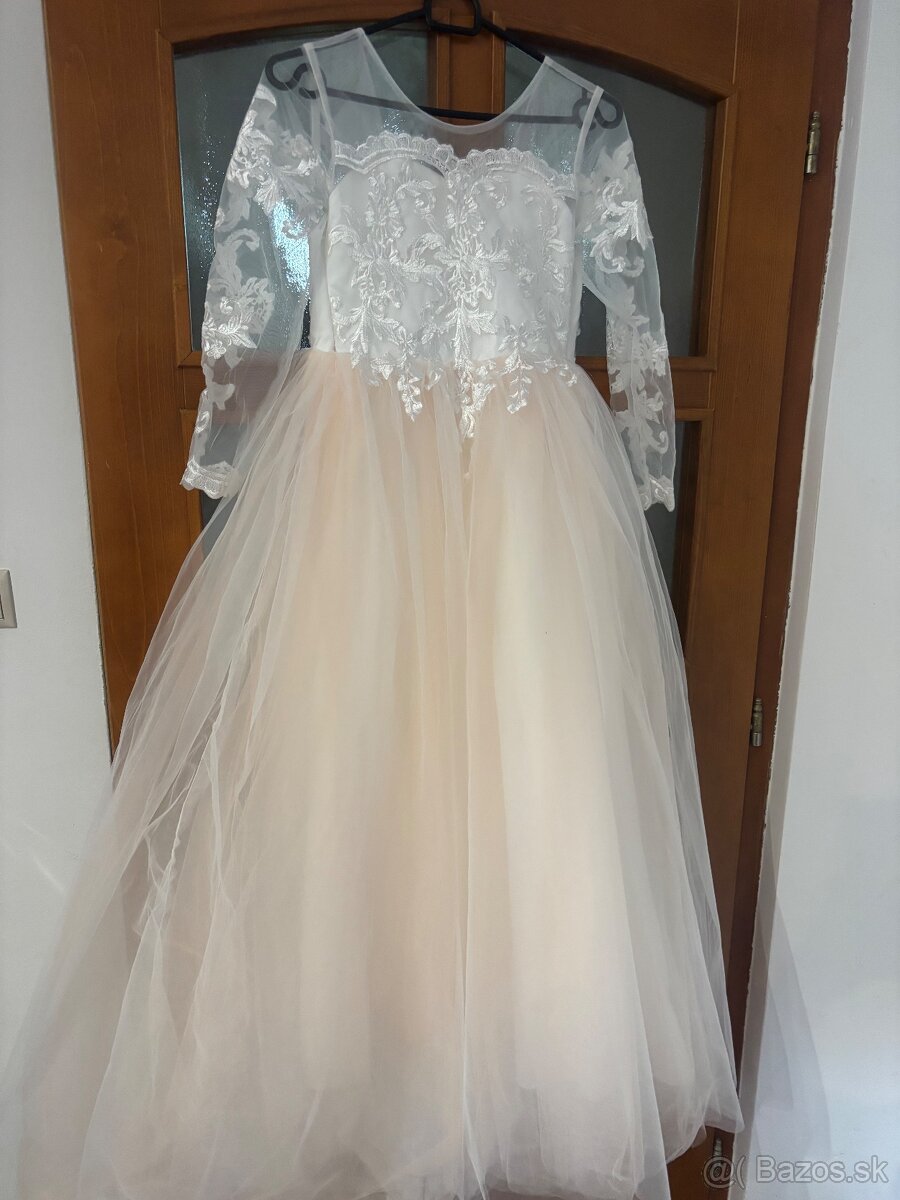 Dievčenské šaty na svadbu či prvé sväté prijimanie - 2