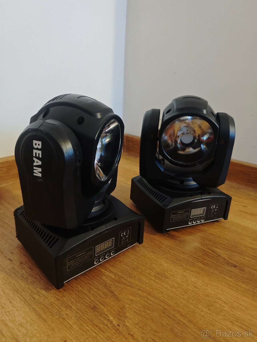 Mini Beam Rotačná Hlava 2ks , led 60w - 2