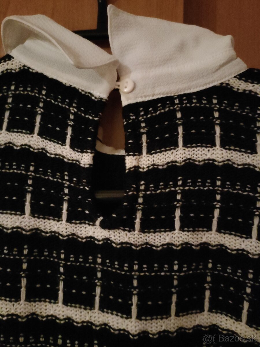 Bielo čierne šaty - 2