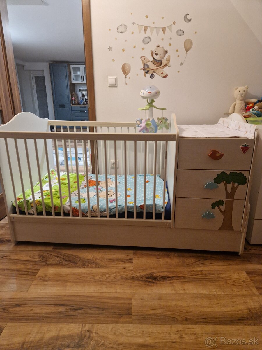 Detska postielka 3v 1 - 2