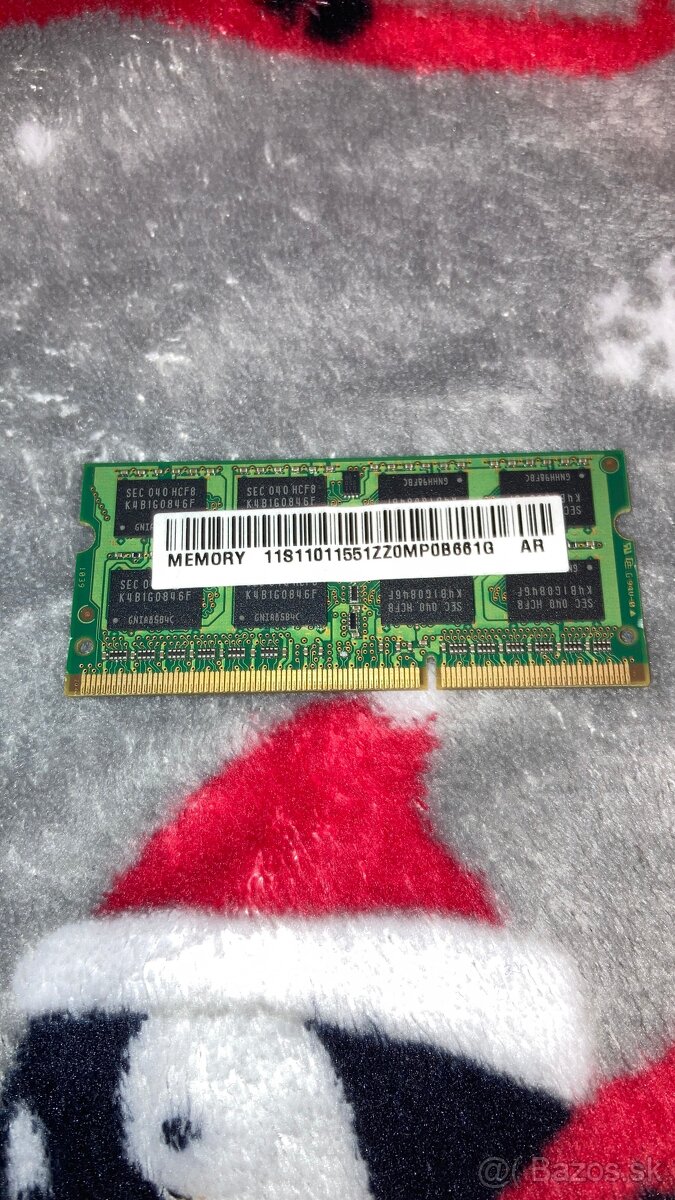 predám SAMSUNG DDR3 2GB RAM - 2