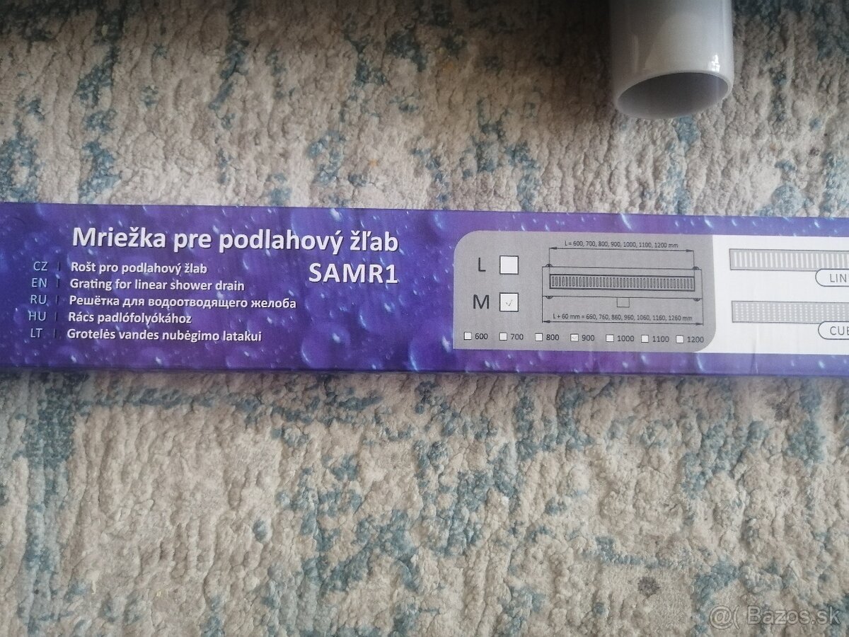 Podlahovy zlab + mriezka 90cm - 2