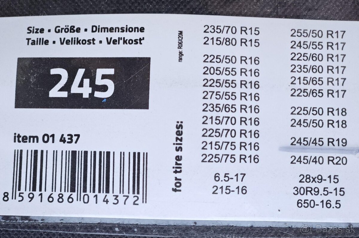 Predám nepoužité snehové reťaze - 2