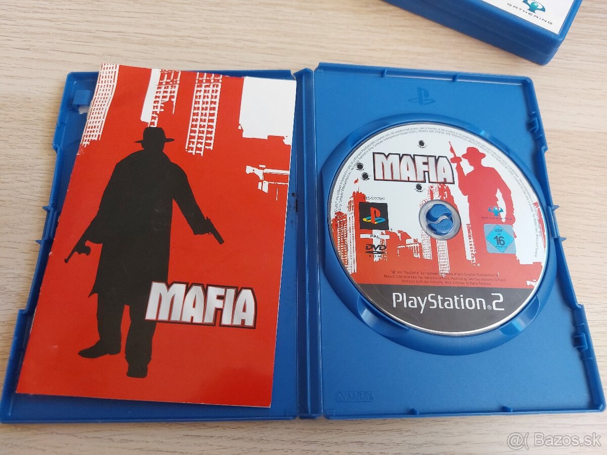 Mafia 1 / Rare / PS2 / Game s mapou viz foto - 2