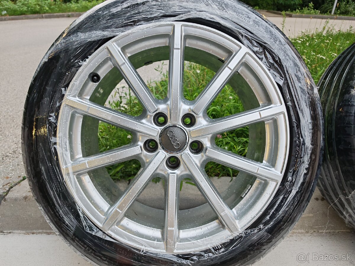 Original AUDI disky a letne Nokian PowerProof 255/45 ZR 19 - 2