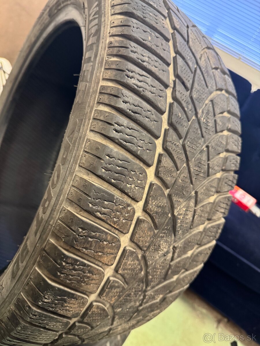 245/45R18 zimné pneumatiky2ks DUNLOP 6mm dot1222 - 2