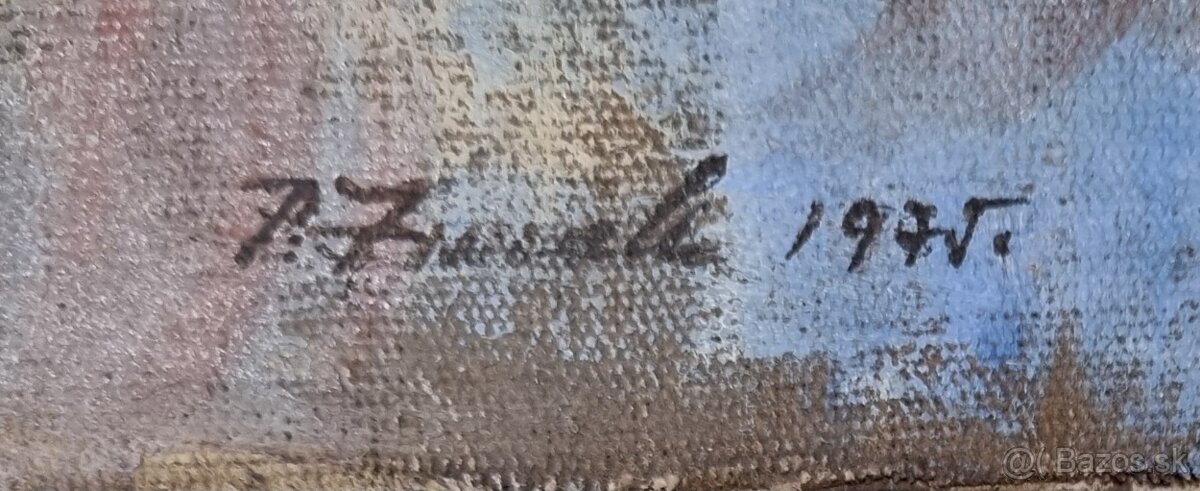 Kučišdorfská Dolina-olej na plátne. - 2