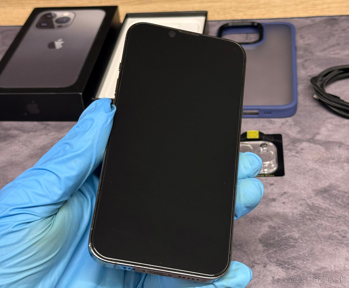 Apple iPhone 13 Pro 128 GB Graphite / nová Apple batéria - 2