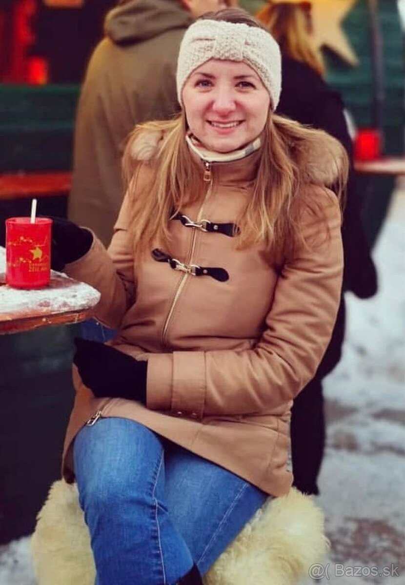 Zimný kabát Mango s kožušinou - 2