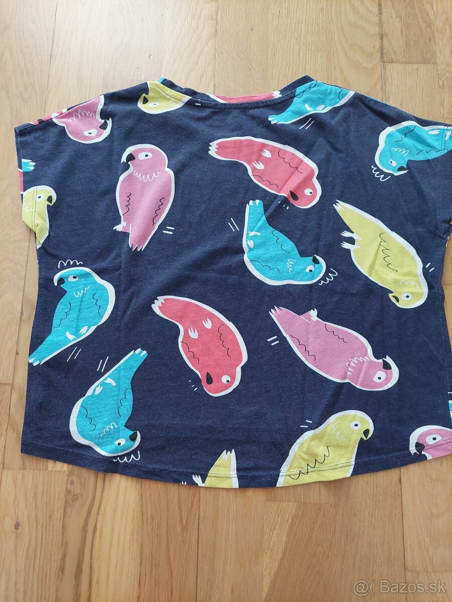 Dievčenské tricko papagáj - 2