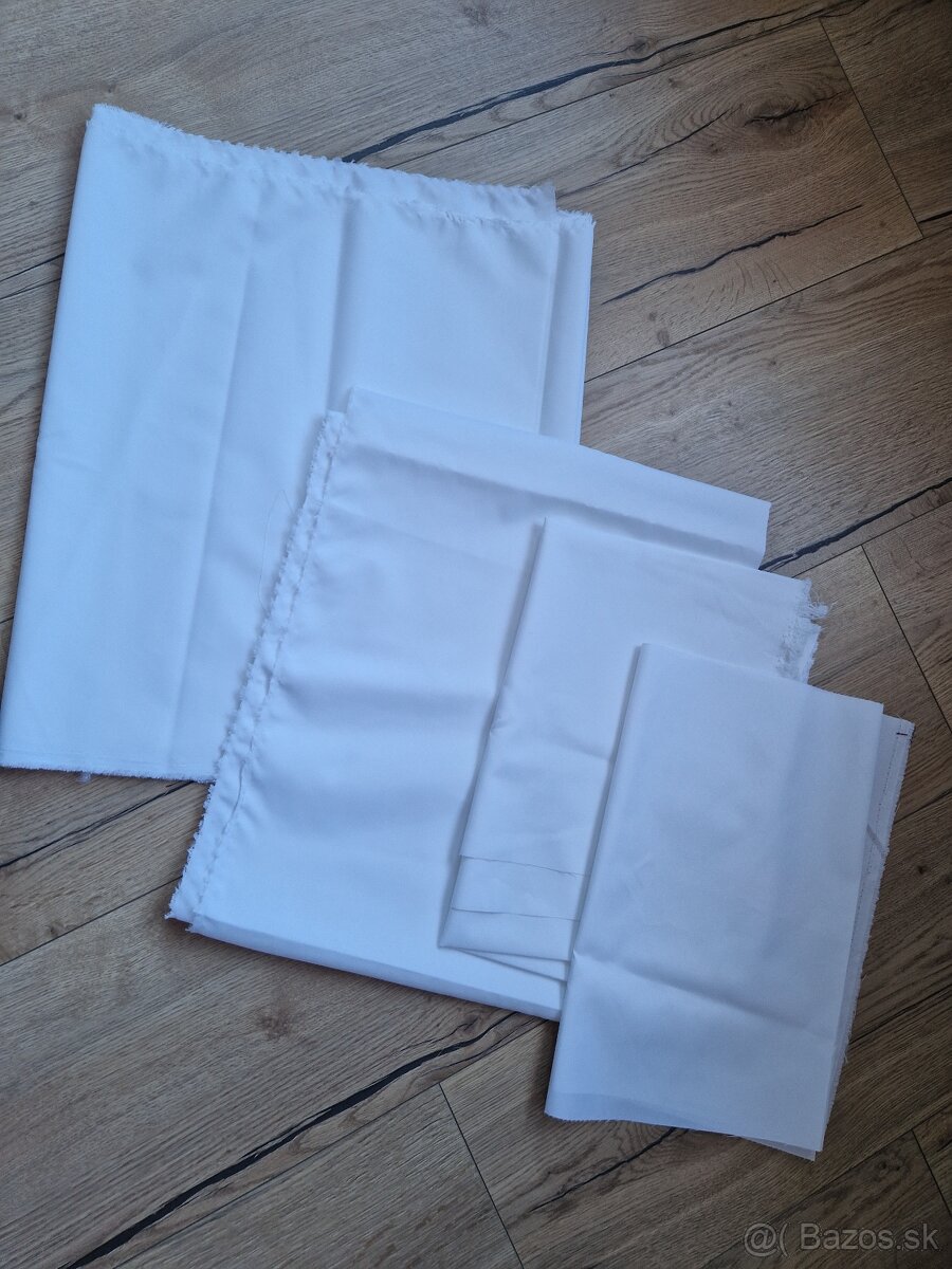 BIELA ŠUŠTIAKOVINA 4 kusy - 2