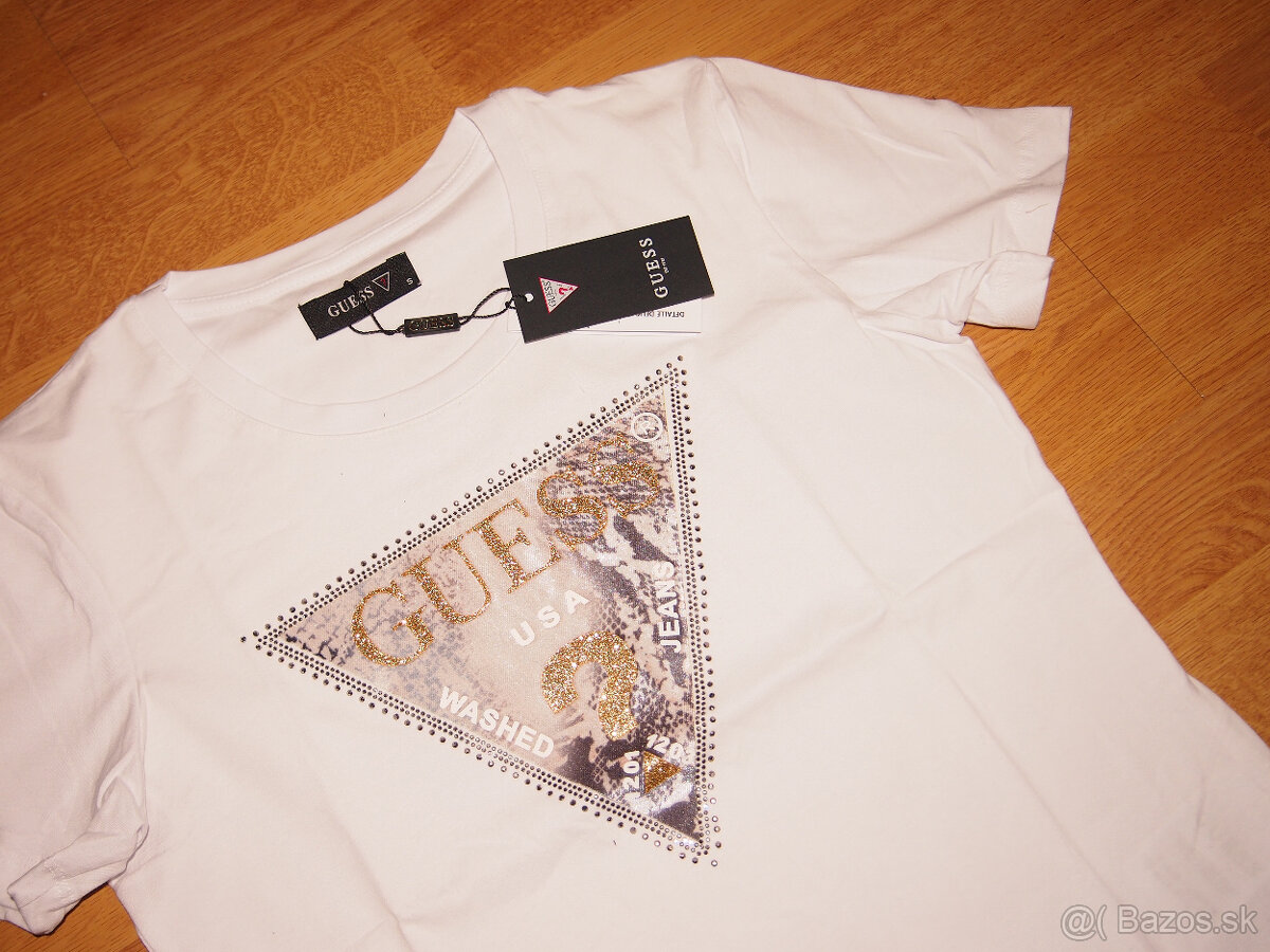 Guess dámske biele tričko - 2
