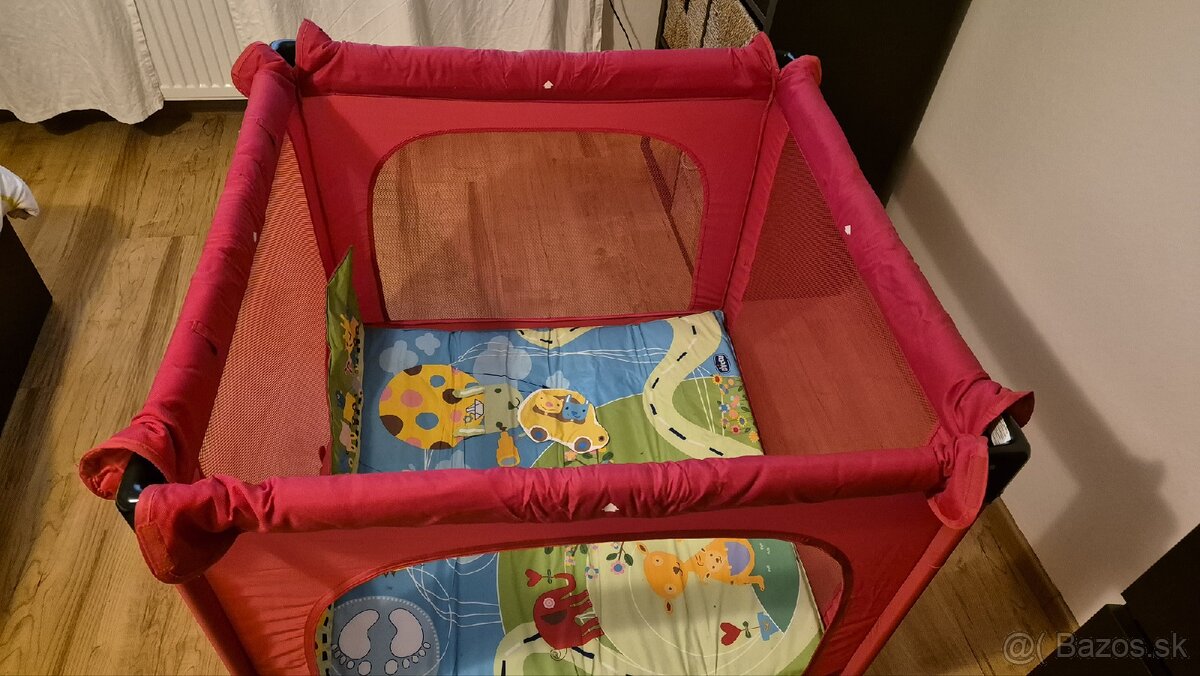 Detská skladacia ohrádka Chicco + darček - 2