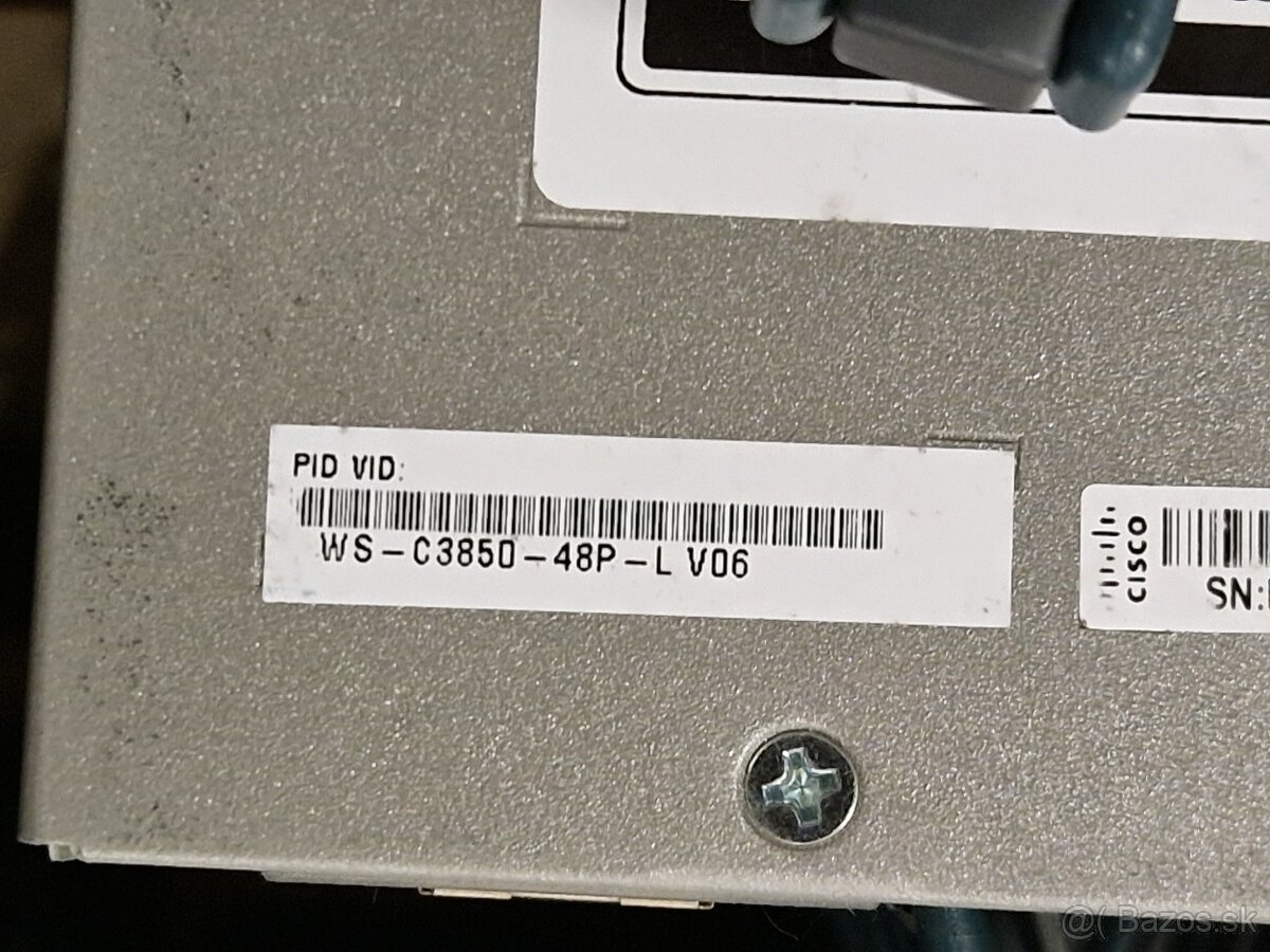 Cisco C3850-48P-L 48x1G POE L3 switch - 2