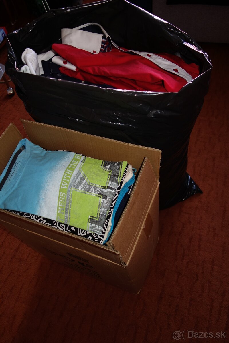 20 kilový balík Chlapčenského oblečenia veľkosť 170/M - 2