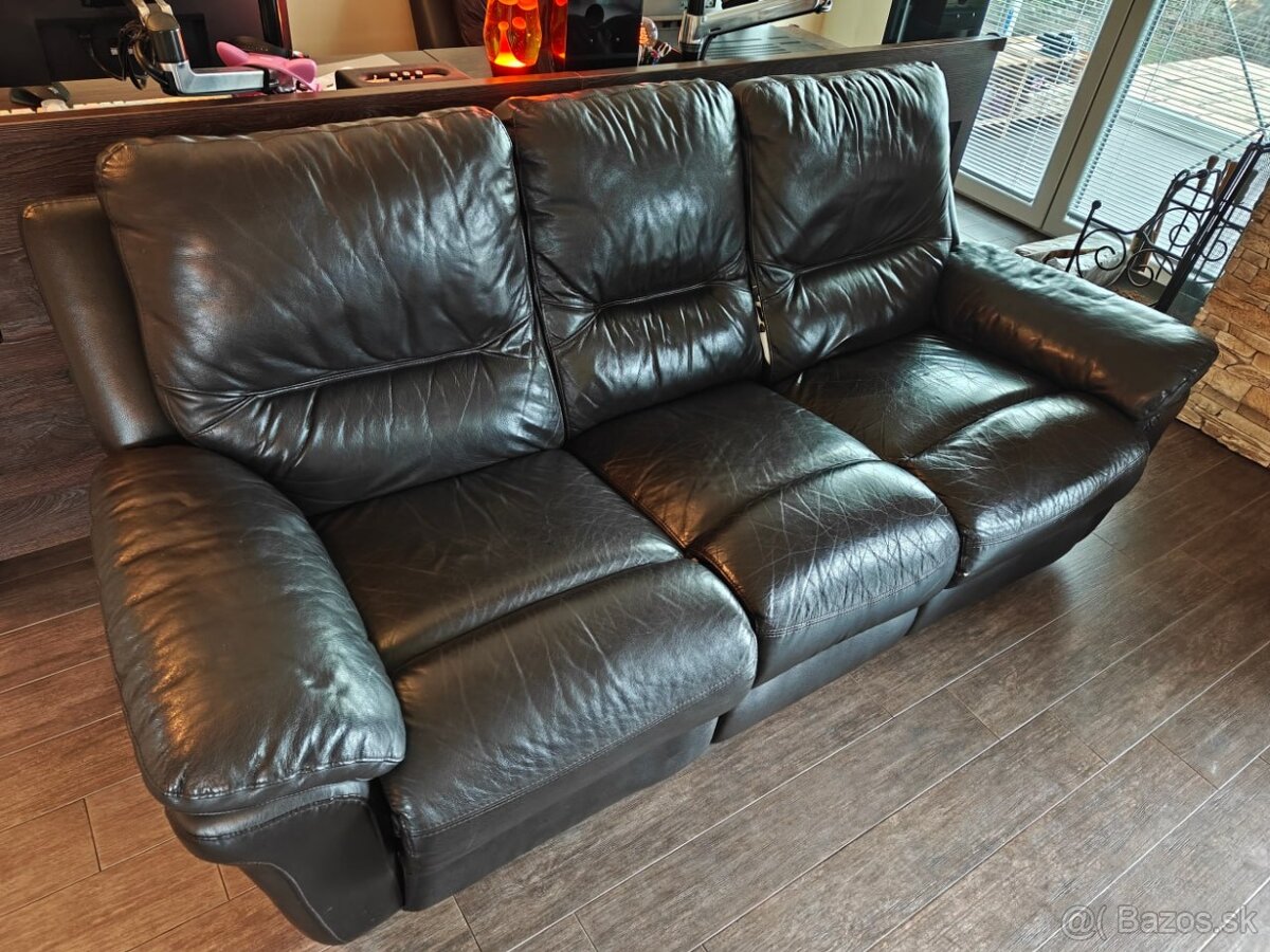 Luxusná kožená sedačka - 2