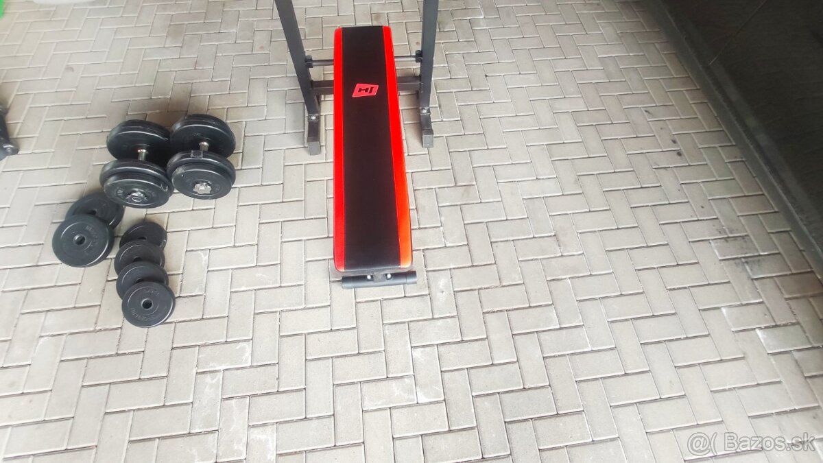 Lavička na cvičenie s činkami - 2