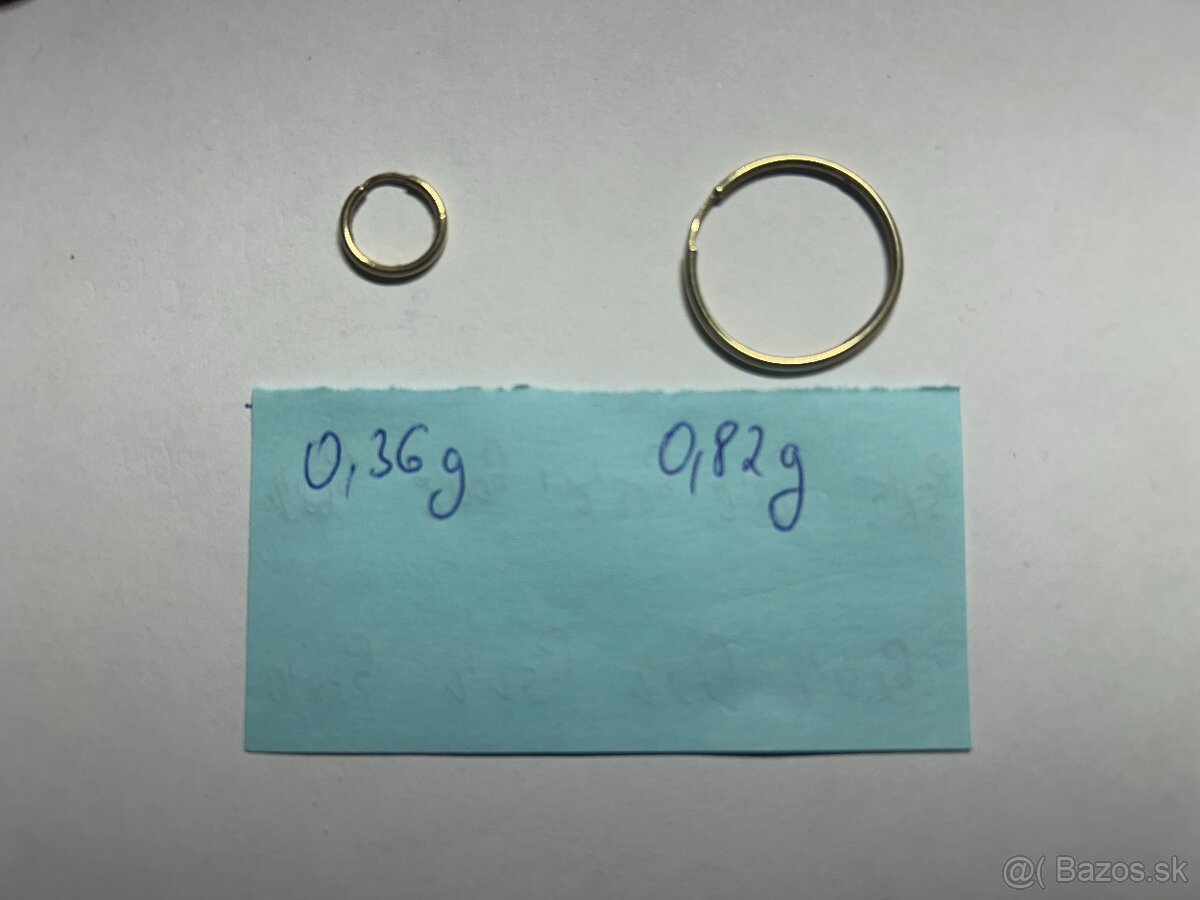 Predám zlaté náušnice 14-karát - 2