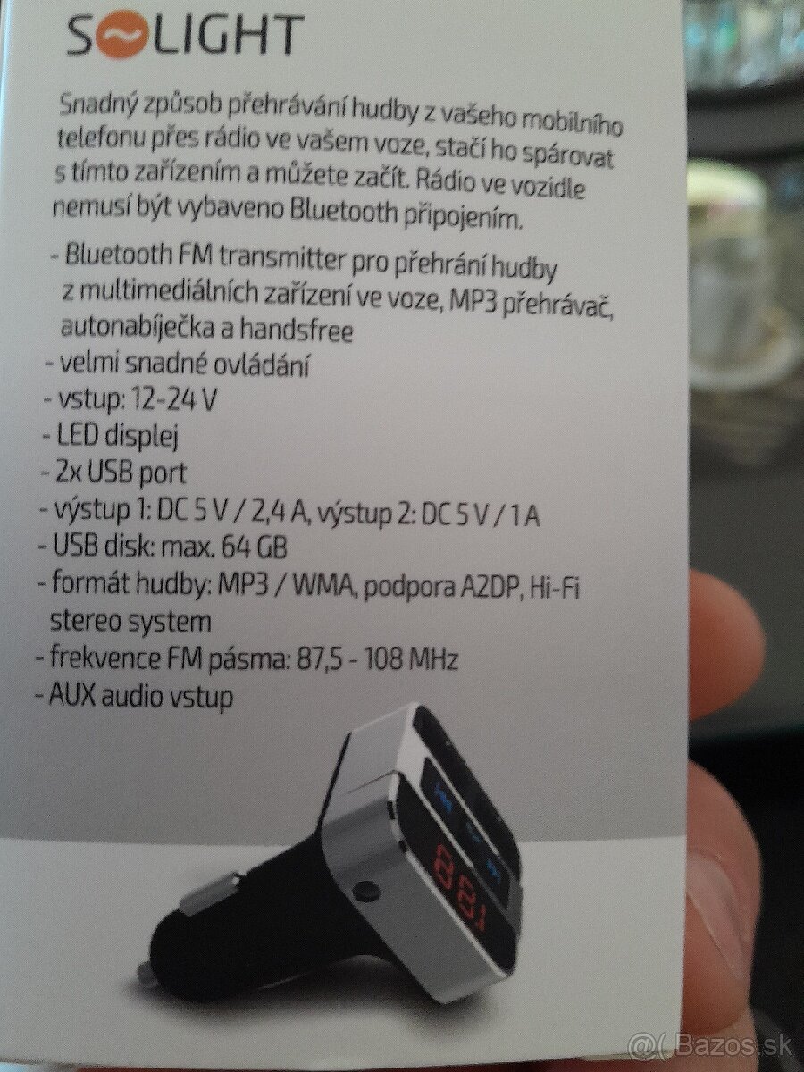 Transmiter novy zo zarukou - 2