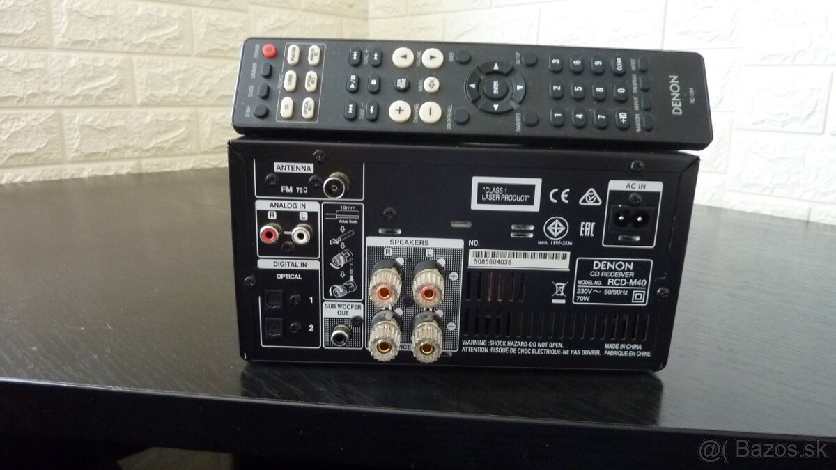 Predám mikrosystém DENON RCD-M40 - 2
