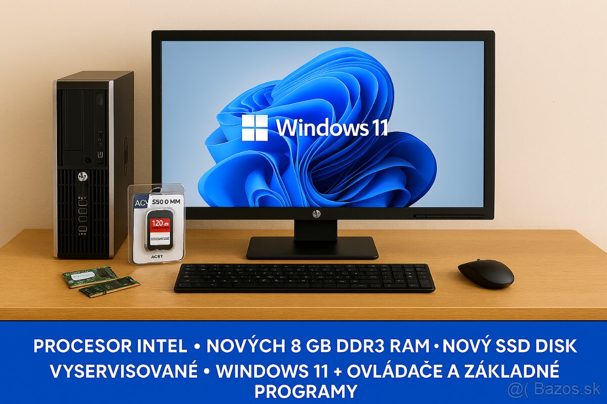 PREDÁM INOVOVANÝ POČITAČ HP ELITE 8200 SFF + VECI ZADARMO - 2