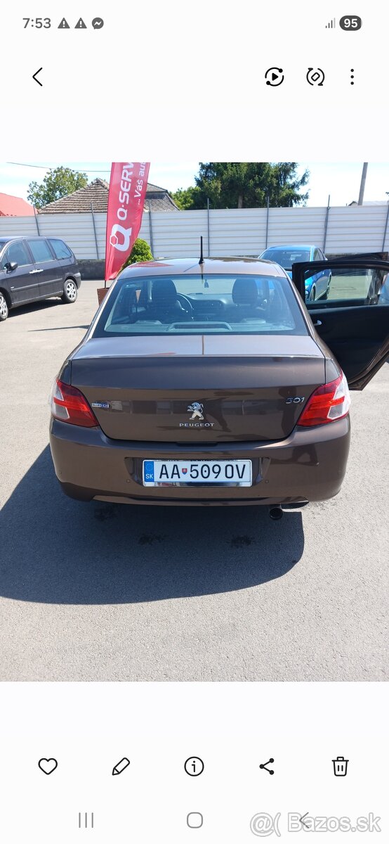 Predám peugeot.301 dizel.1.6 BLUE.HDi - 2