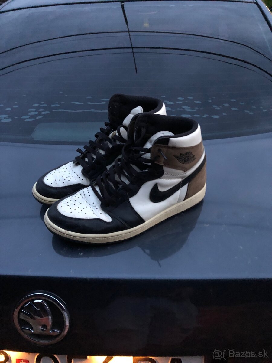 Nike jordan mid1 mocha - 2
