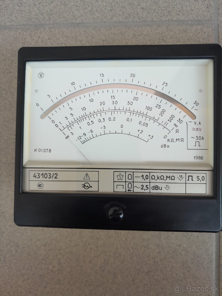 Predám multimeter 43103/2, rok vyroby 1988 - 2