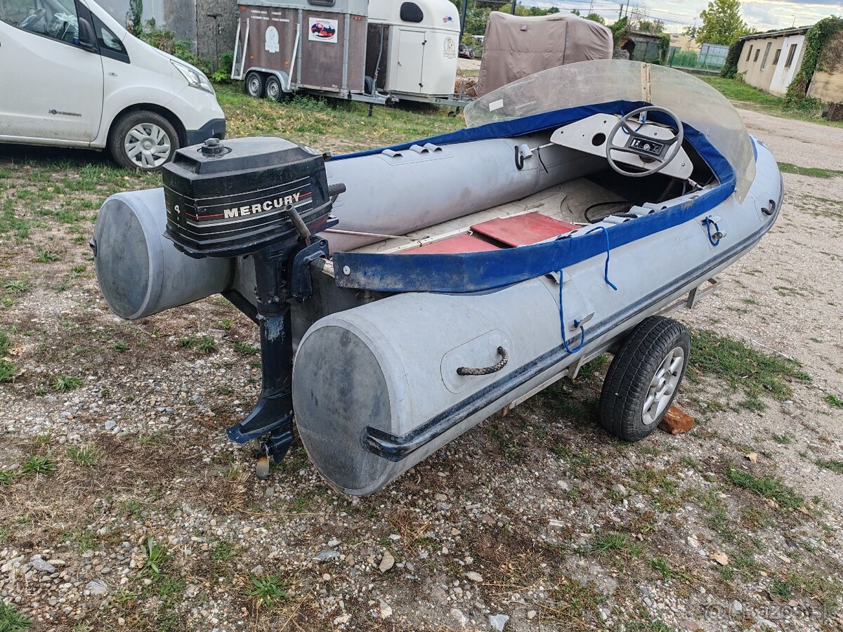 Clns s motom 4HP + vozik - 2
