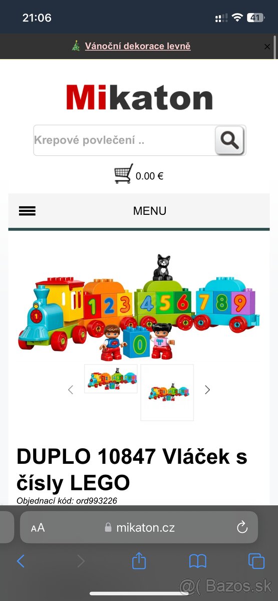 Lego Duplo - pismenkovy vláčik - 2