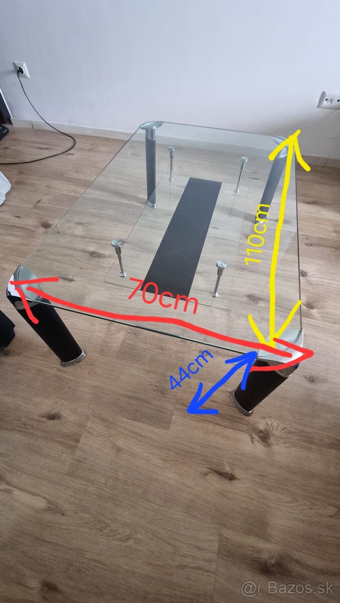 Sklenený konferenčný stolík - 2