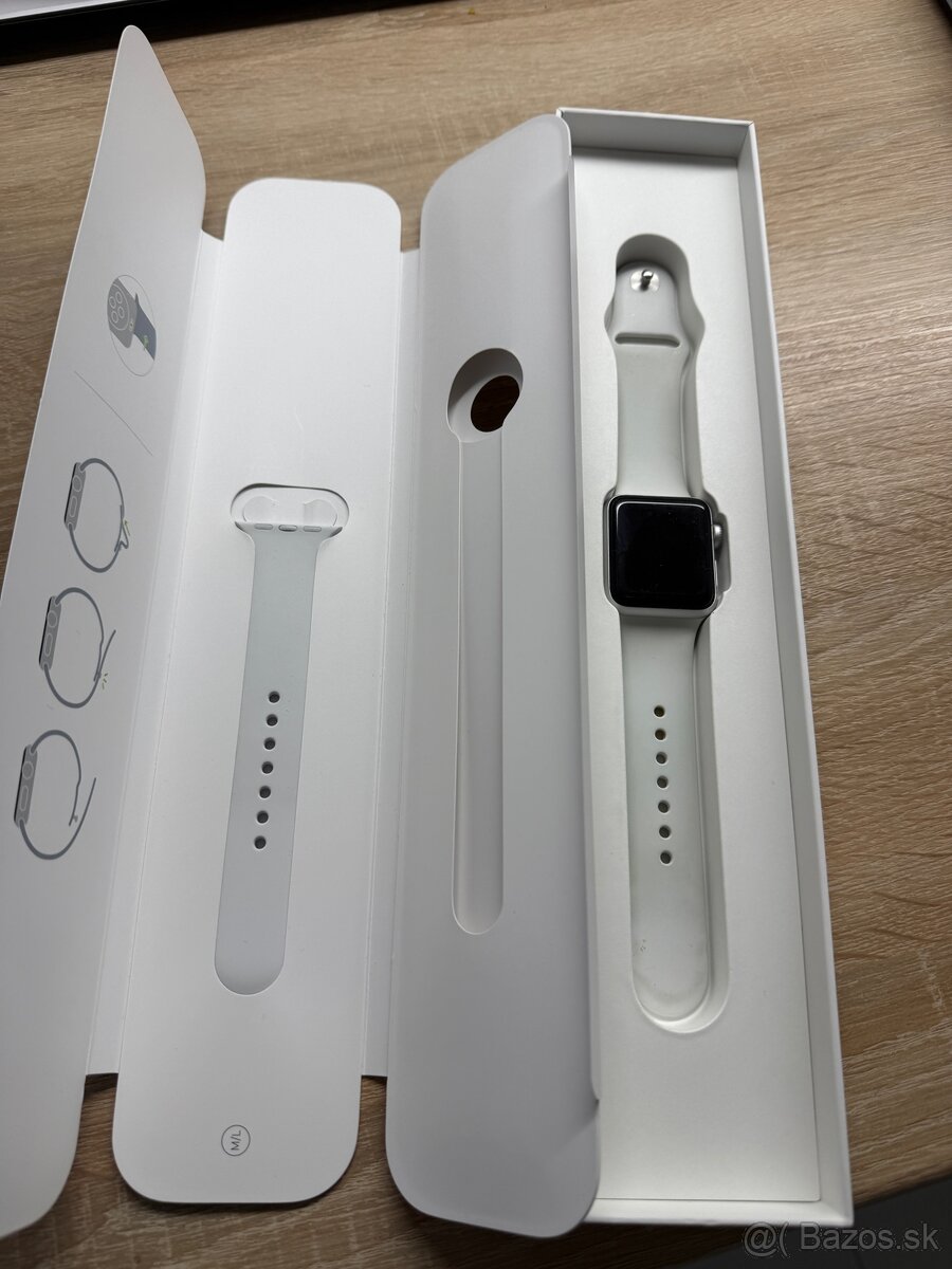 Predám Apple Watch series 3 38mm silver - 2