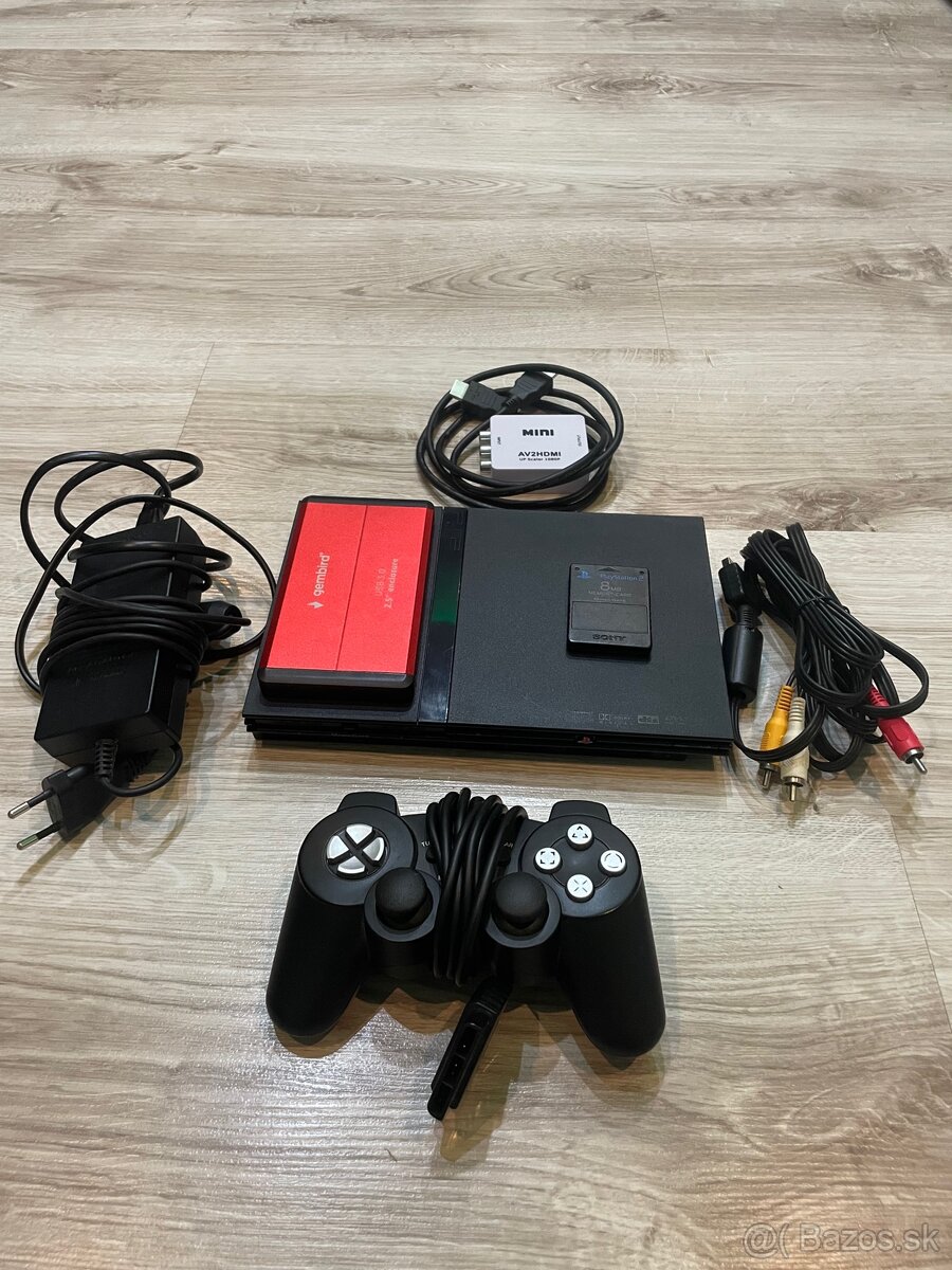 👉 PlayStation 2 Slim SCPH-70004 PAL + FreeMCBoot + SSD 256G - 2