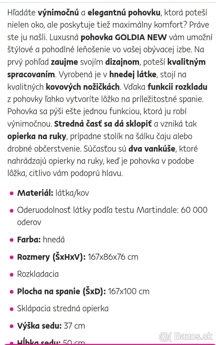 Rozkladacia pohovka - 2