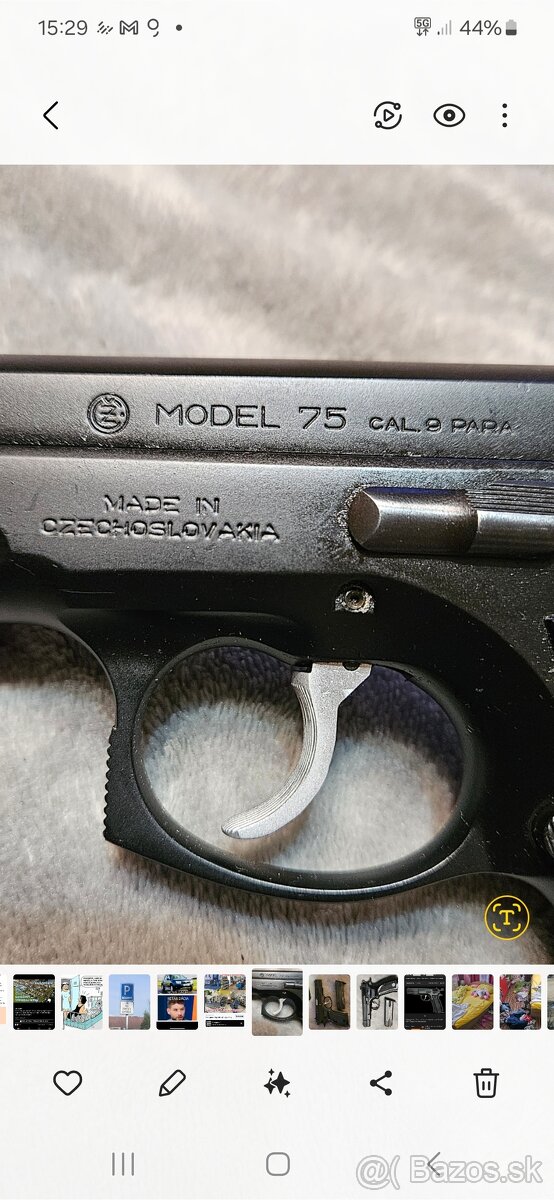 Pištoľ čz 75 - 2