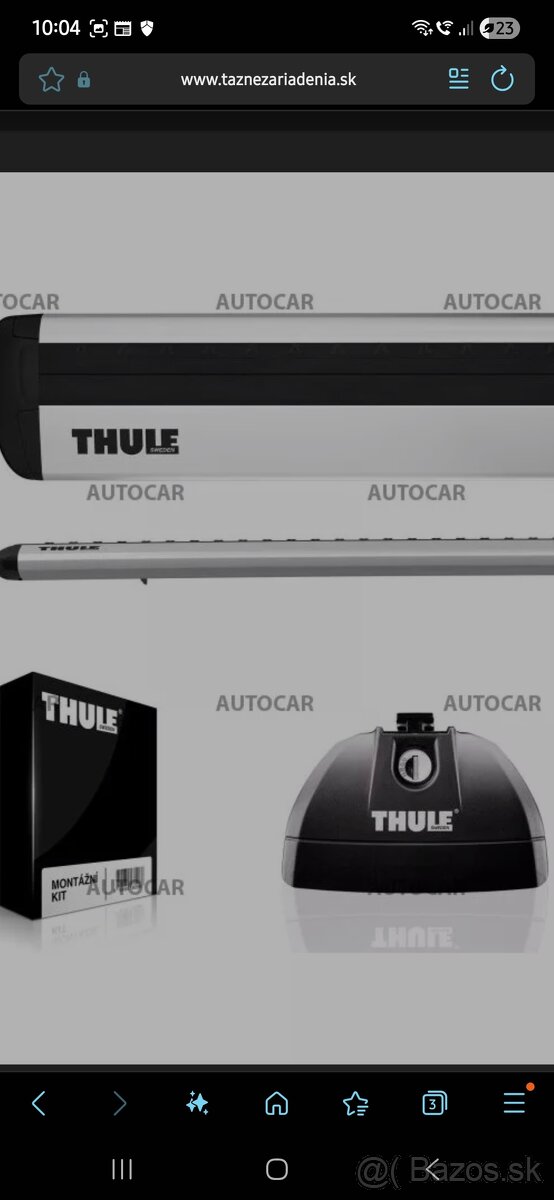 Thule priečne nosiče Peugeot 3008 - 2